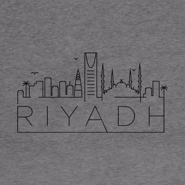 Riyadh Minimal Skyline by kursatunsal